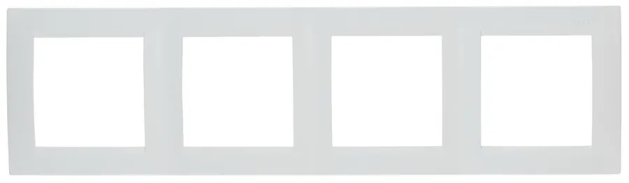 Simon15 շրջանակ 4 տեղ սպիտակ (1/16)
