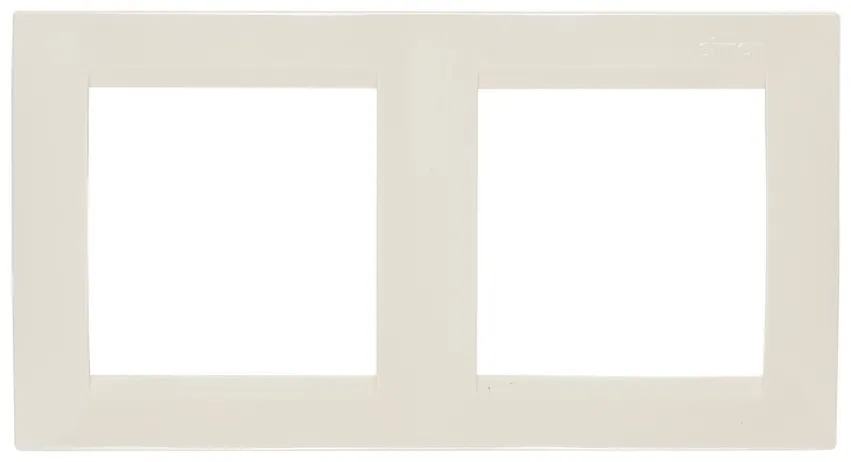 Simon15 շրջանակ 2 տեղ փղոսկր (1/30)