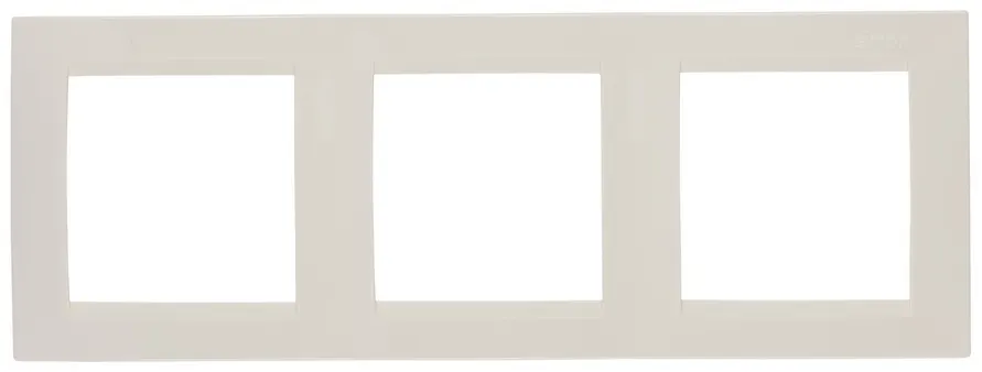 Simon15 շրջանակ 3 տեղ փղոսկր (1/16)