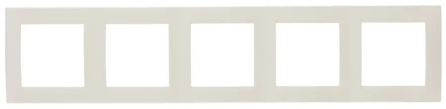 Simon15 շրջանակ 5 տեղ փղոսկր (1/16)