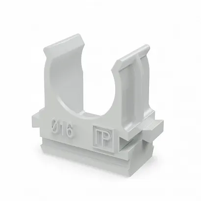 Промрукав պլաստմասե ամրակ մոխրագույն 16մմ (100/2000)