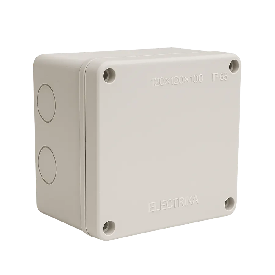 Electrica պլաստմասե արկղ 120x120x100մմ մոխրագույն