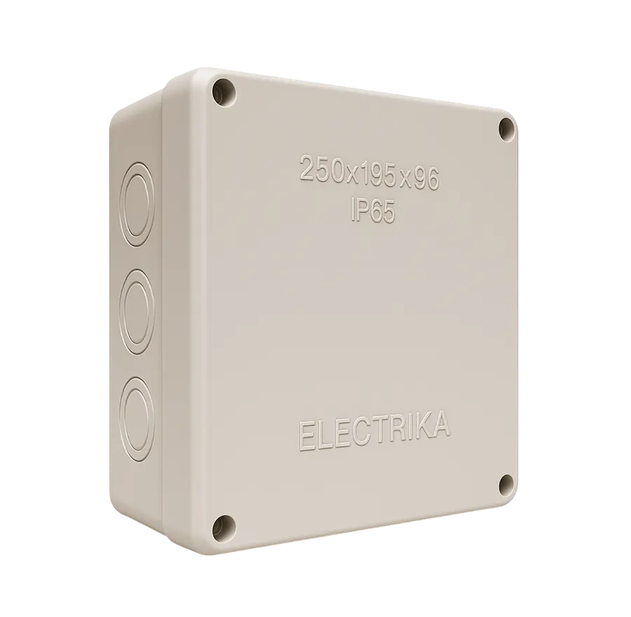 Electrica պլաստմասե արկղ 250x195x96մմ մոխրագույն