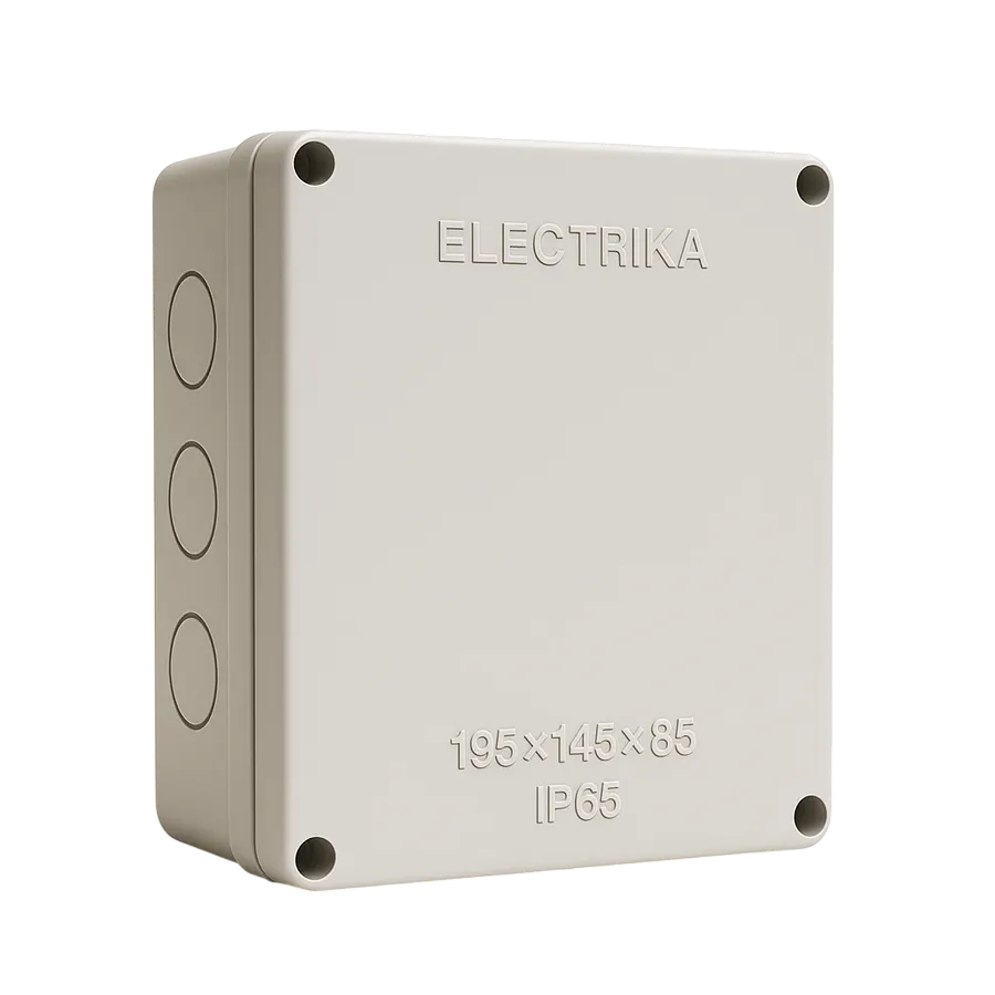 Electrica պլաստմասե արկղ 195x145x85մմ մոխրագույն
