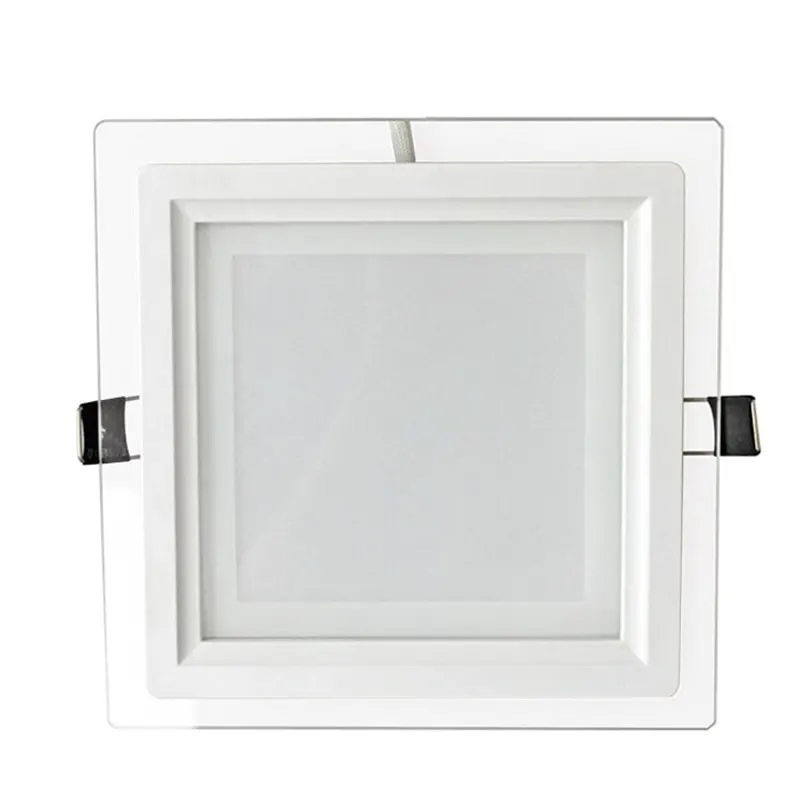Ellight լուսատու Glass ապակյա ներկառուցվող 18W 6500K քառակուսի 1/30