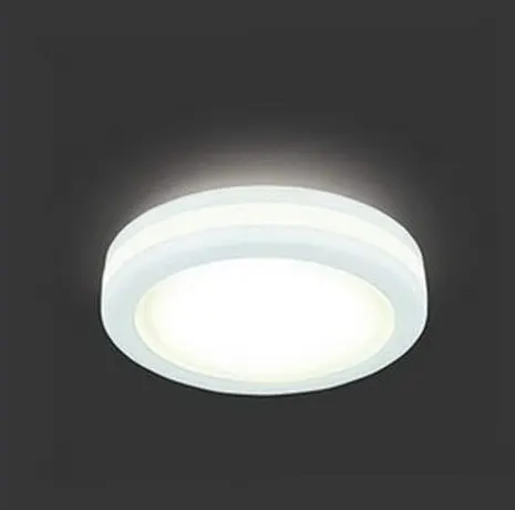 Gauss լուսատու Backlight ներկառուցվող 8W 3000K կլոր սպիտակ