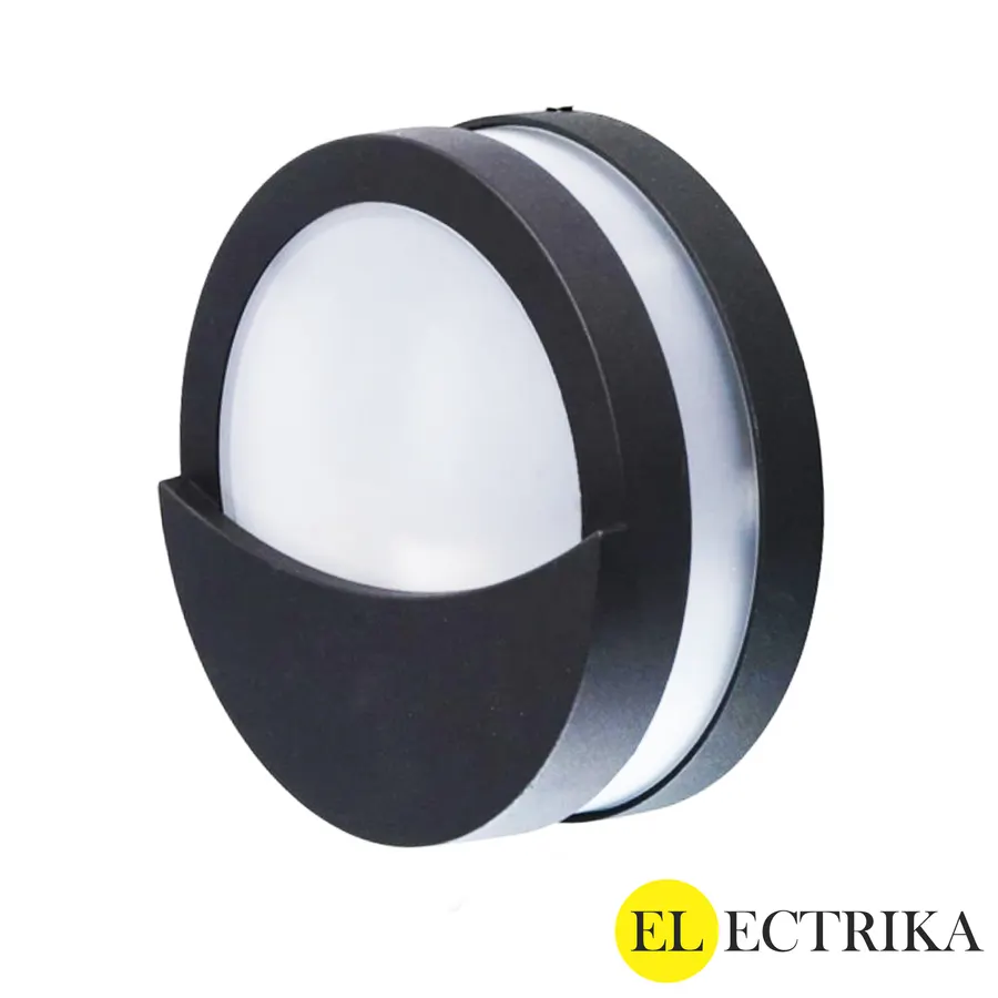 Electrica լուսատու ֆասադային (VA71) 15W 3000K սև IP65