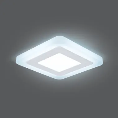Gauss լուսատու Backlight ներկառուցվող 3+3W 4000K քառակուսի 1/40