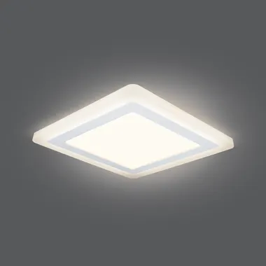 Gauss լուսատու Backlight ներկառուցվող 12+4W 3000K քառակուսի 1/20