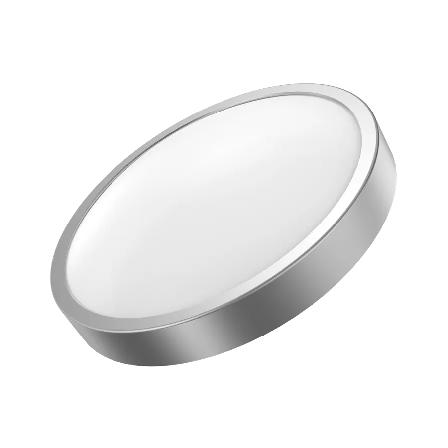 Gauss լուսատու Фрисби 12W 4100К արծաթ 250х80մմ
