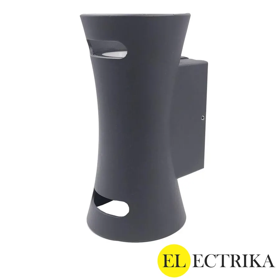 Electrica լուսատու ֆասադային (AD-W127) 2x5W 3500K սև IP65