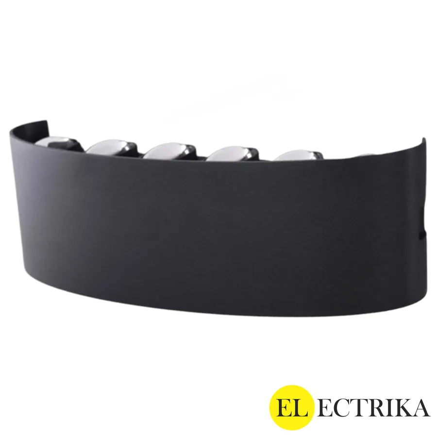 Electrica լուսատու ֆասադային (130-12) 12W 3500K սև IP65