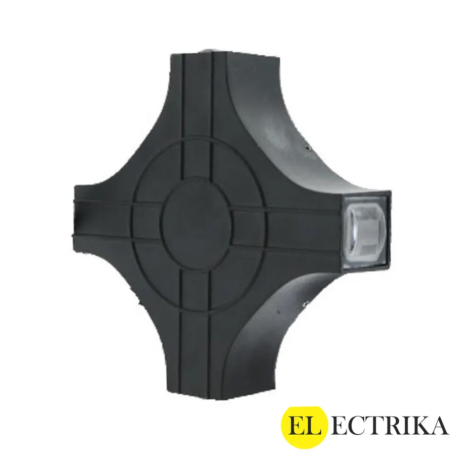 Electrica լուսատու ֆասադային (8156/4) 4W Blue+Red սև IP65