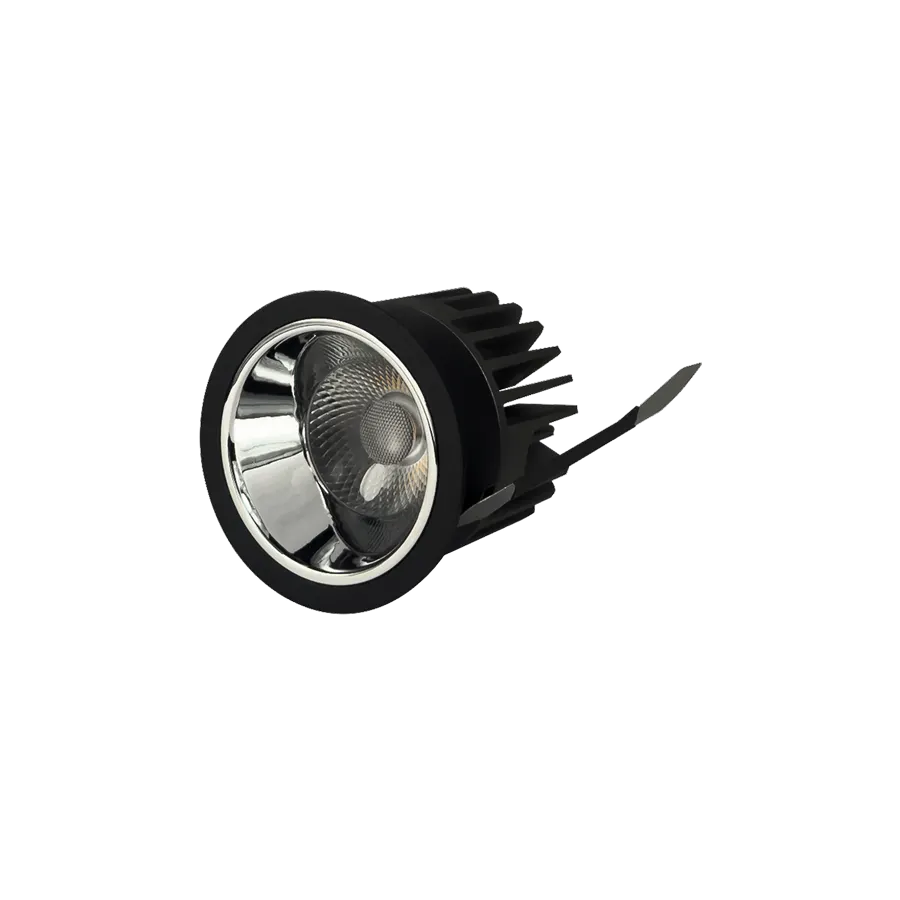 Electrica (TN) լուսատու ներկառուցվող 10W 4100K կլոր սև/արծաթ