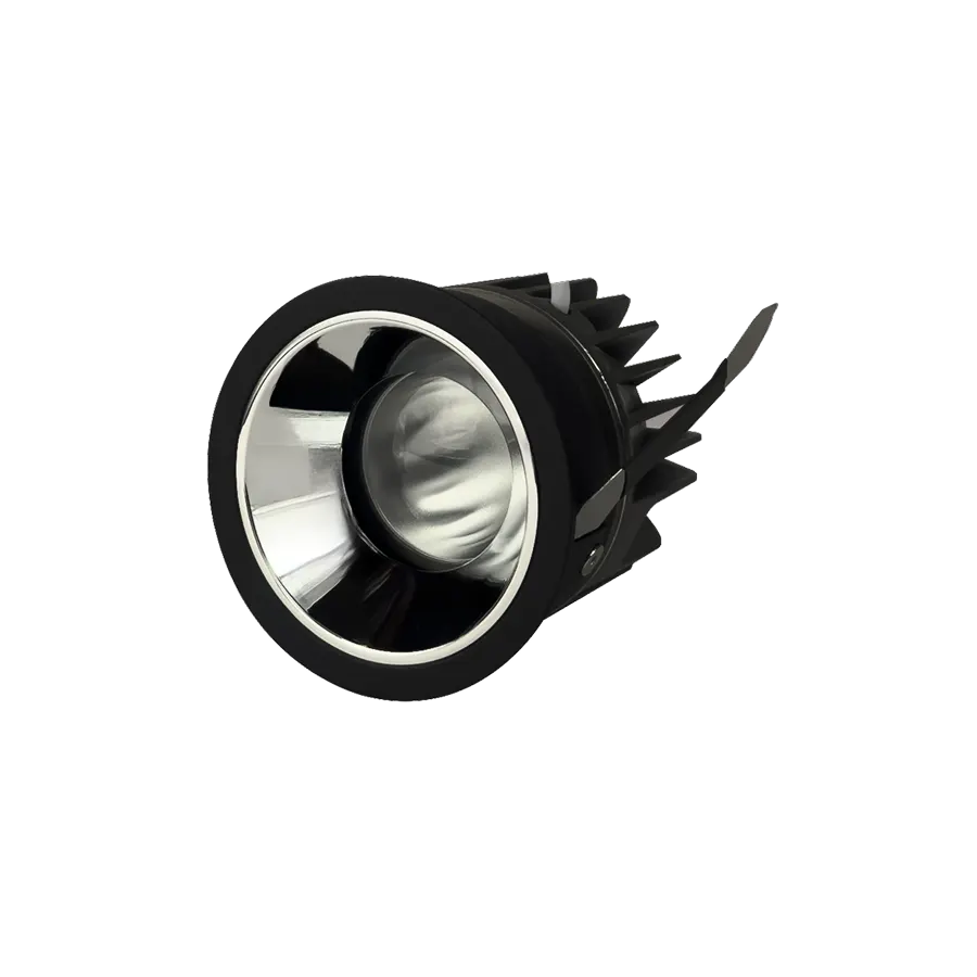 Electrica (TN) լուսատու ներկառուցվող 15W 4100K կլոր սև/արծաթ
