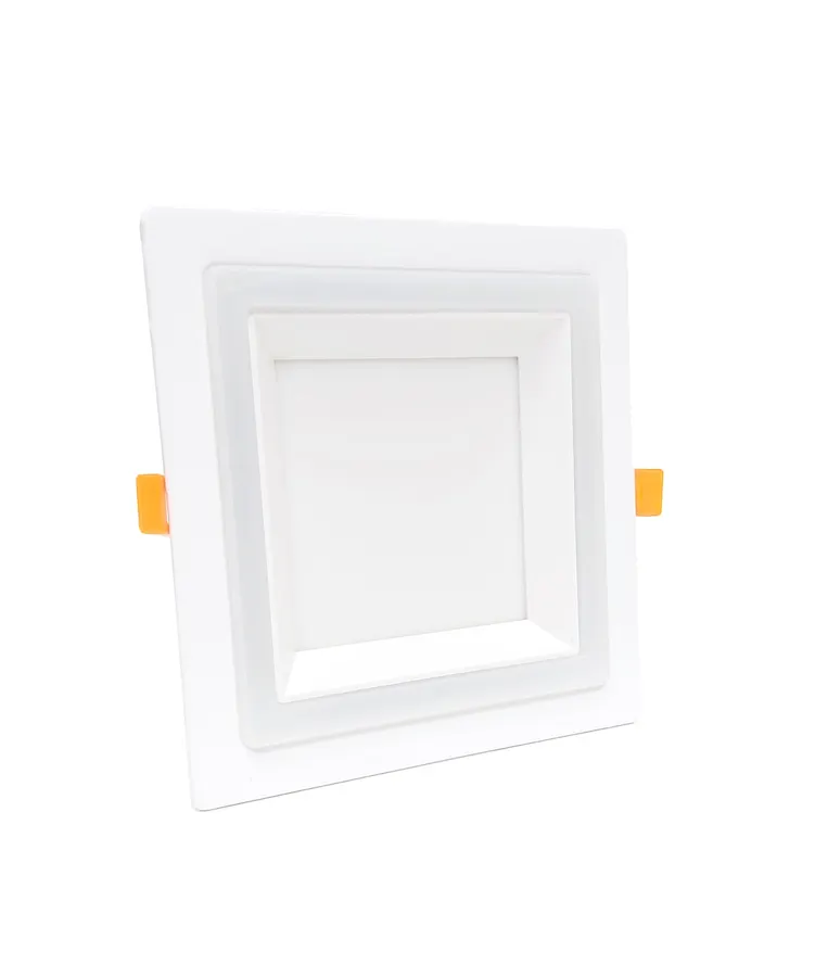 LED լուսատու Double Panel ներկառուցվող 6+3W 4100+4100K քառակուսի