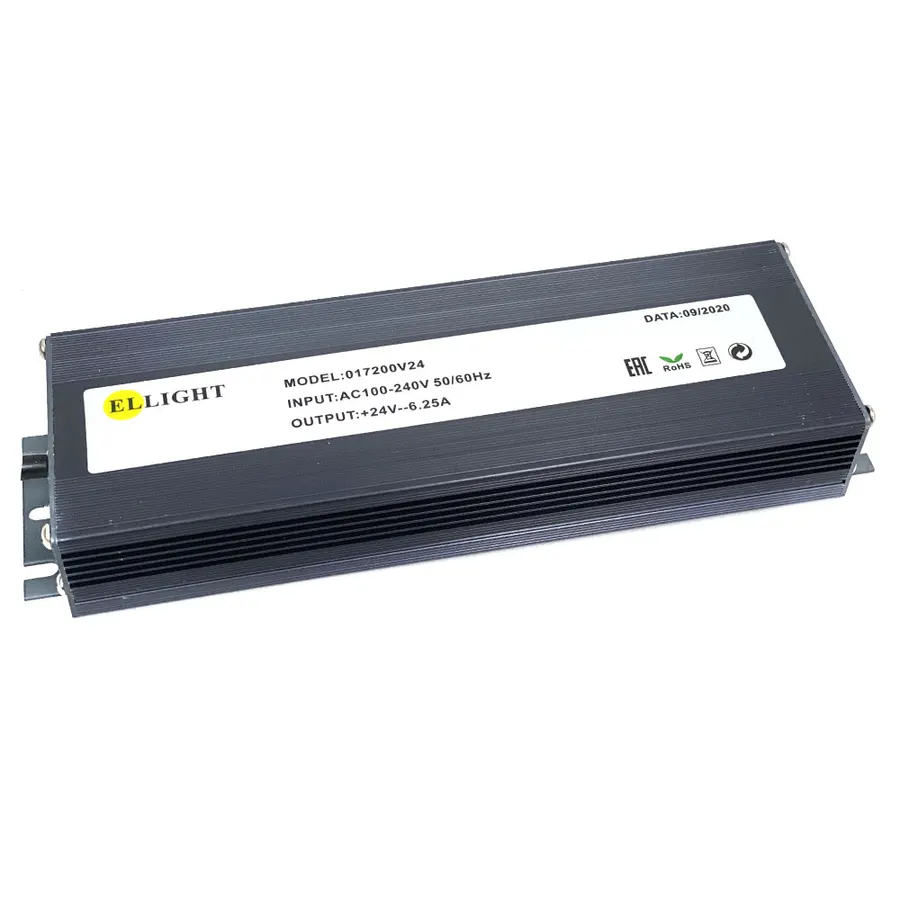 Ellight 24V սնուցման բլոկ 150W 6․25A հերմետիկ
