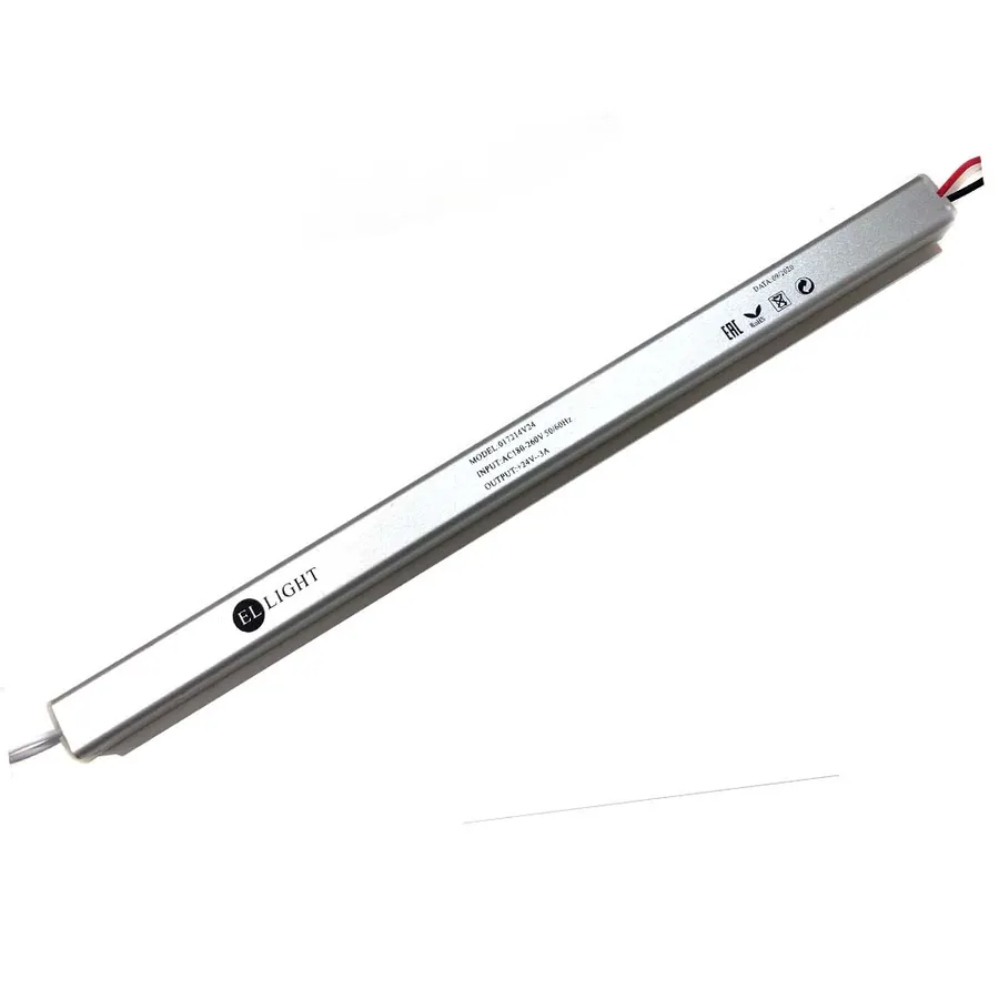 Ellight 12V սնուցման բլոկ 72W 6A (324x18x18մմ)