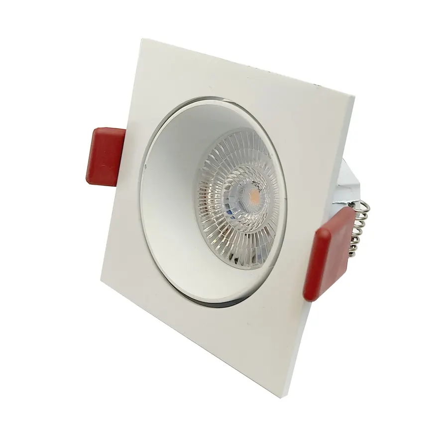 Electrica լուսատու (CB85S) ներկառուցվող շարժական 7W 4100K քառակուսի սպիտակ