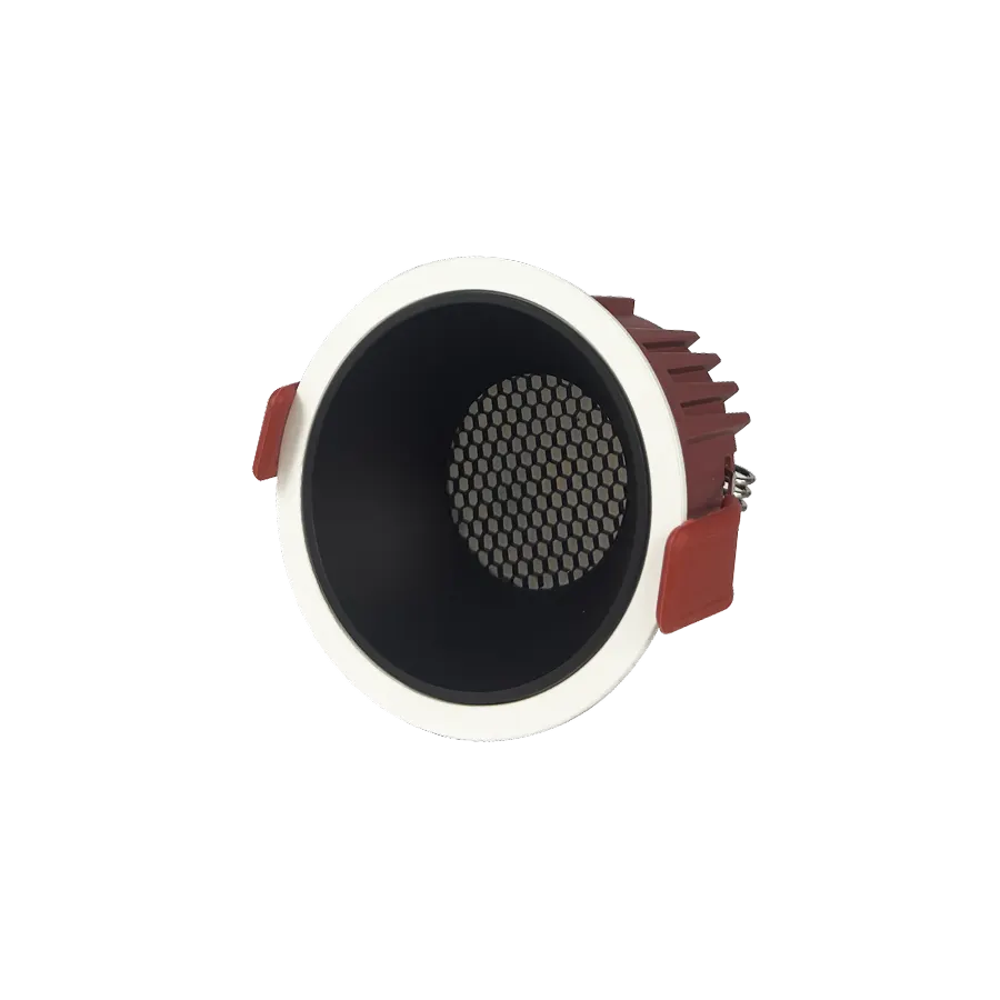 Electrica (LM-R85) լուսատու ներկառուցվող 10W 3000K կլոր սև/սպիտակ