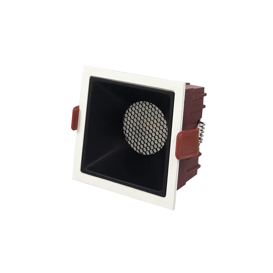 Electrica (LM-S85) լուսատու ներկառուցվող 10W 3000K քառակուսի սև/սպիտակ