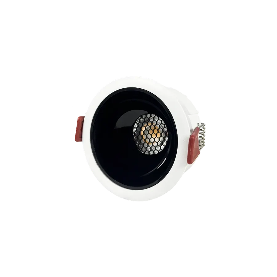 Electrica (CR85) լուսատու ներկառուցվող 7W 4100K կլոր սպիտակ / սև