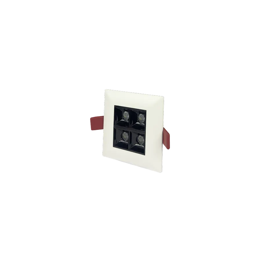 Electrica լուսատու (CA-10) ներկառուցվող 10W 4100K քառակուսի սպիտակ