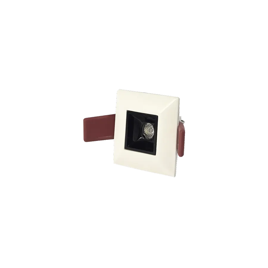 Electrica լուսատու (CA-3) ներկառուցվող 3W 4100K քառակուսի սպիտակ