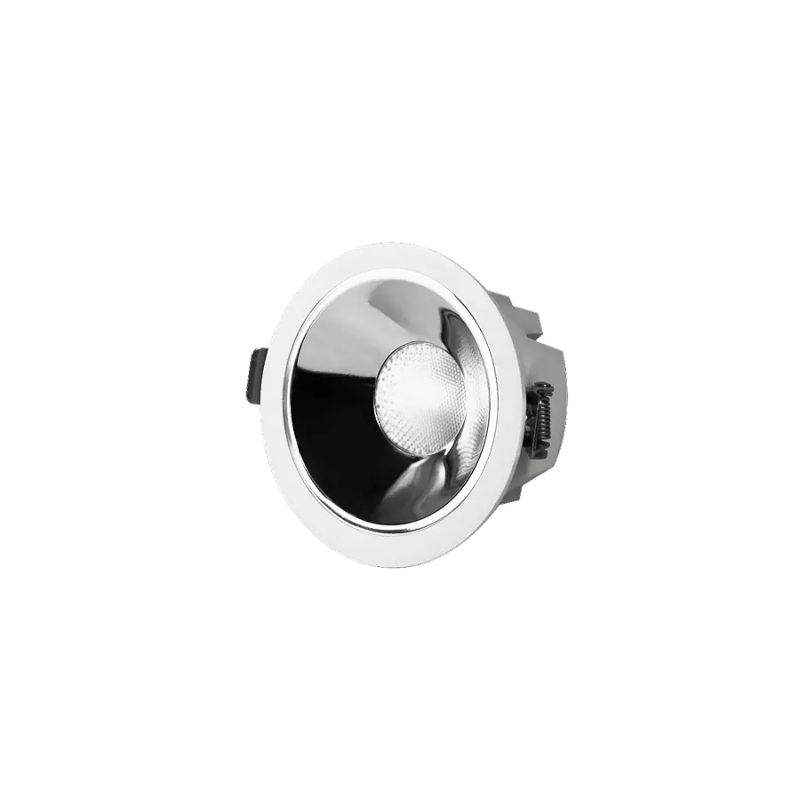 Electrica (MB10) լուսատու ներկառուցվող 10W 3000K կլոր նիկել/սպիտակ