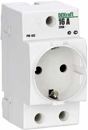 DEKRAFT Մոդուլային Վադակ Հողանցումով РМ102-2Р-16А 1/6