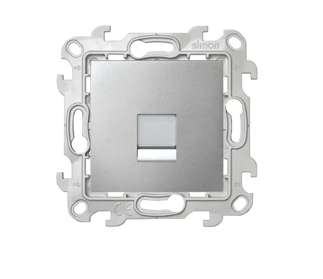 Simon24 վարդակ համակարգչի RJ45кат.5e ալյումին (1/10)