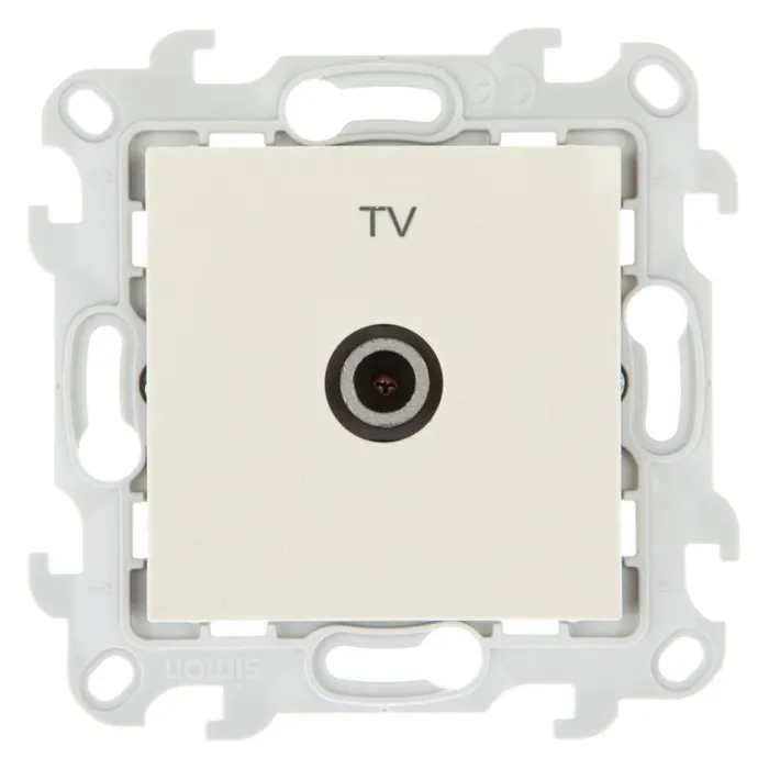 Simon24 ալեհավաք TV 1 տեղ փղոսկր (1/10)