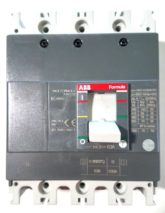 Ավտոմատ անջատիչ A3N630 TMF in=630A (ABB)