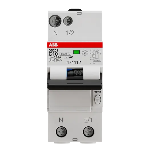 Դիֆերենցիալ ավտոմատ DS201 C10 AC30 (ABB)