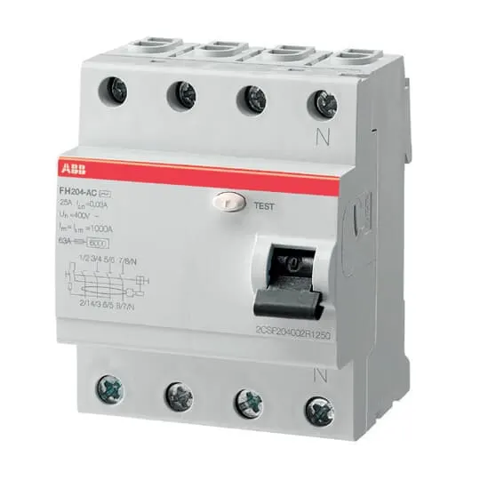 Դիֆերենցիալ անջատիչ FH204 AC-25/0.03 (ABB)(УЗО)