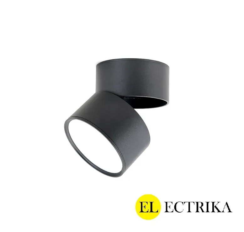 Electrica (ZH-H12) լուսատու արտաքին շարժական 12W 4000K կլոր սև