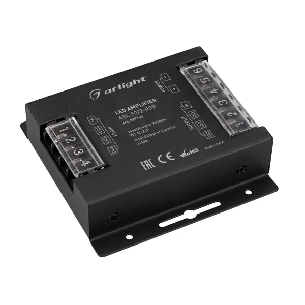 Arlight 12-24V ուժեղացուցիչ ARL-5022-RGB (12-24V, 3x10A, 360-720W)
