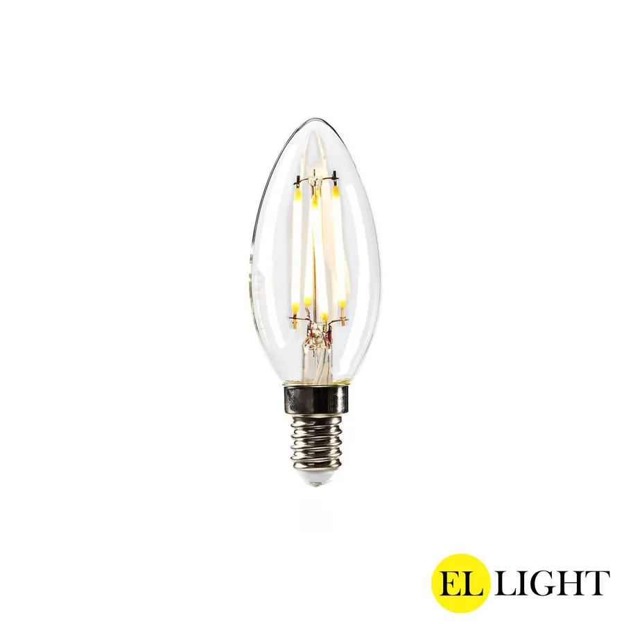Ellight led լամպ E14 ֆիլամենտ մոմ 7W 3000K 550Lm 1/100