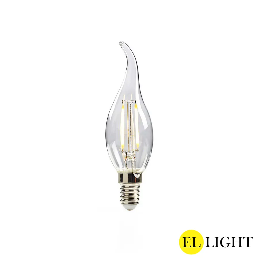 Ellight led լամպ E14 ֆիլամենտ մոմ (ծիծակ) 11W 3000K 720Lm 1/100