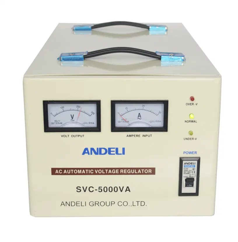 ANDELI Լարման Ստաբիլիզատոր SVC-5K Հորիզոնական(150-250V)