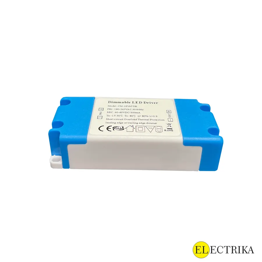 Electrica դիմինգ սնուցման բլոկ 13-18W (40-60V/300mA)