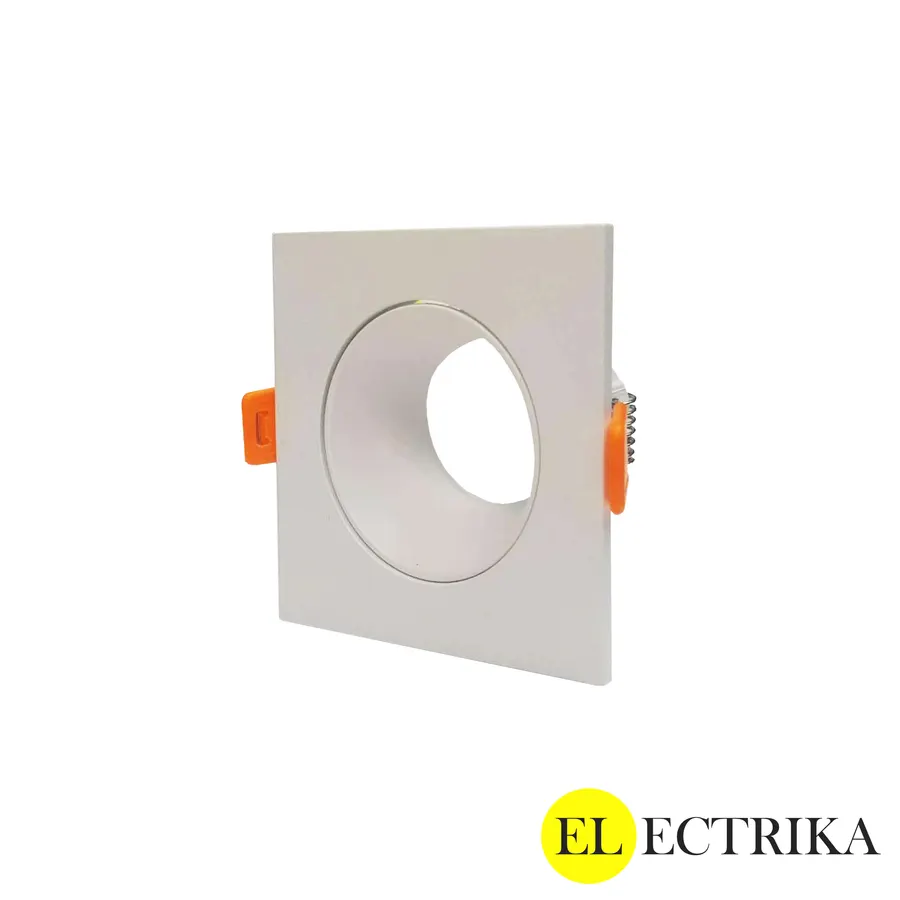 Electrica ներկառուցվող շրջանակ R սպիտակ քառակուսի