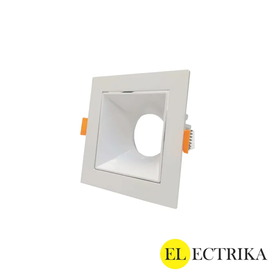 Electrica ներկառուցվող շրջանակ S սպիտակ քառակուսի
