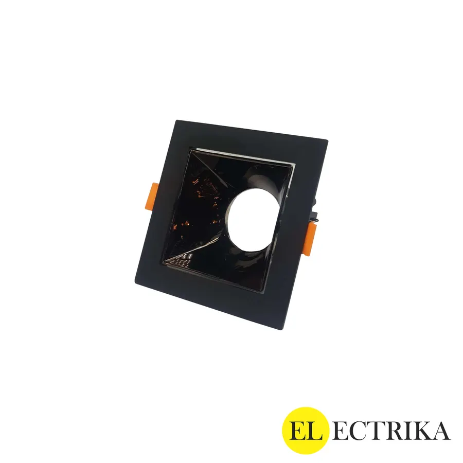 Electrica ներկառուցվող շրջանակ S սև քառակուսի