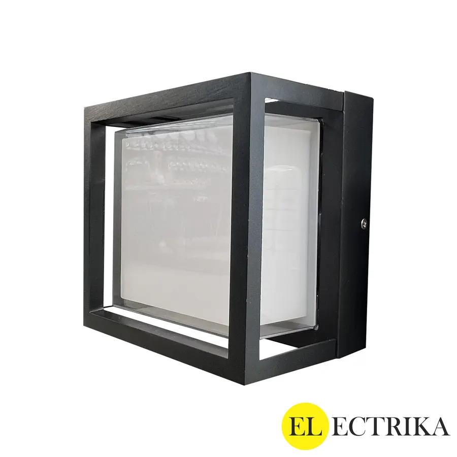 Electrica լուսատու ֆասադային (WL0003) 12W 3500K սև IP65