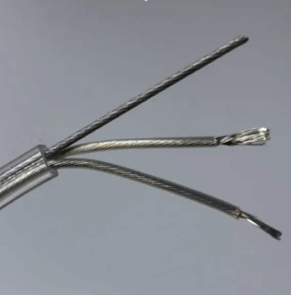Electrica թափանցիկ լար 2x0․5մմ (պողպատե ճոպանով) 1/100