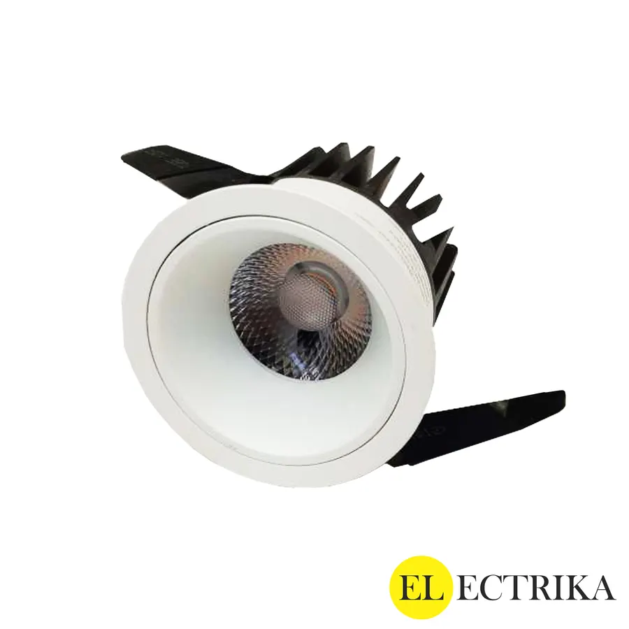 Electrica (TN) լուսատու ներկառուցվող 10W 3000K կլոր սպիտակ 1/40