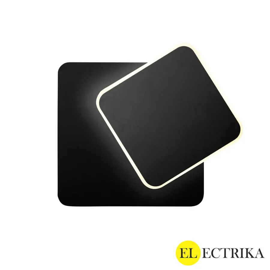 Electrica լուսատու արտաքին (907BK) 12W 3500K սև 240x240մմ IP20