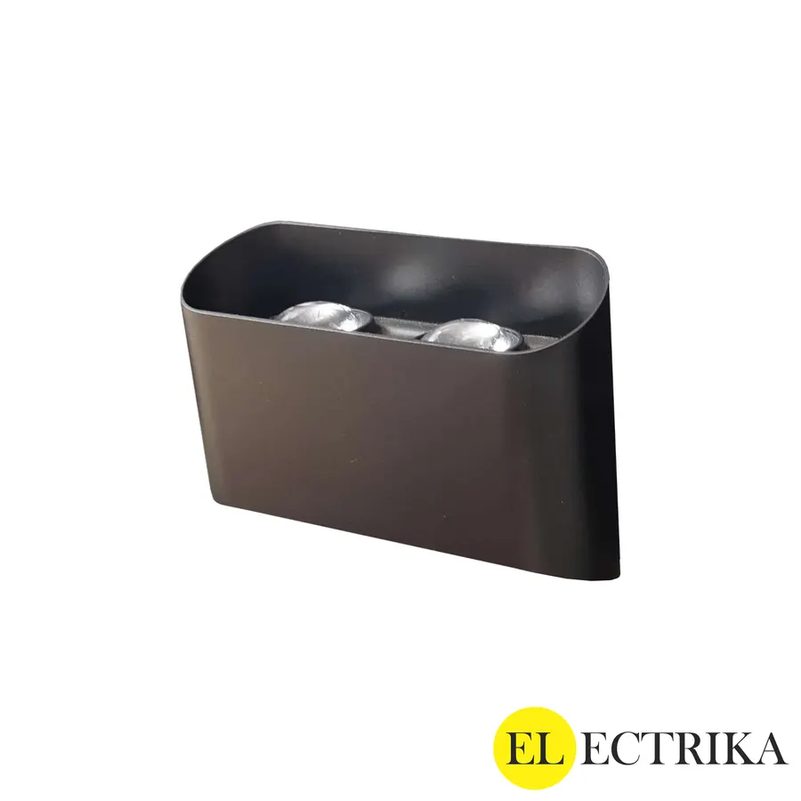 Electrica լուսատու ֆասադային (W-H4*3) 4x3W 3500K սև IP65