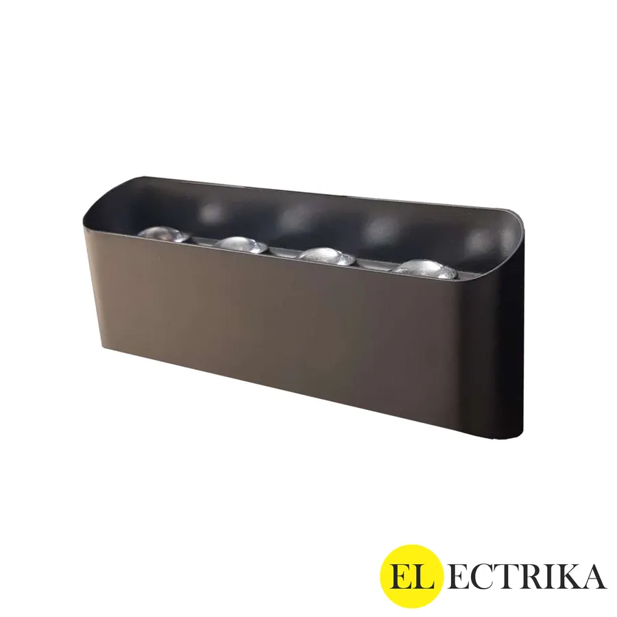 Electrica լուսատու ֆասադային (W-H8*3) 8x3W 3500K սև IP65